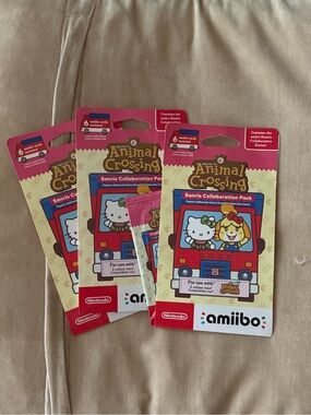 Animal Crossing x Sanrio Amiibo Collection • 3pk Complete